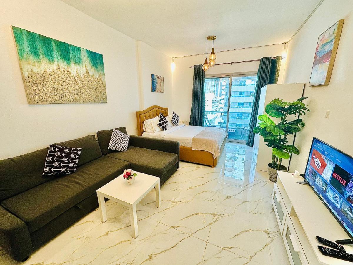 Diamond Crown - Studio Holiday Apartment In Dubai Marina ภายนอก รูปภาพ
